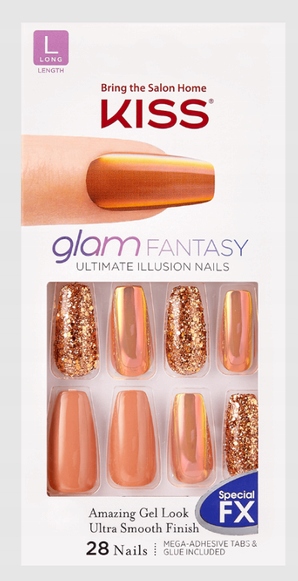 

Kiss sztuczne paznokcie Glam Fantasy KGF07 x28 L