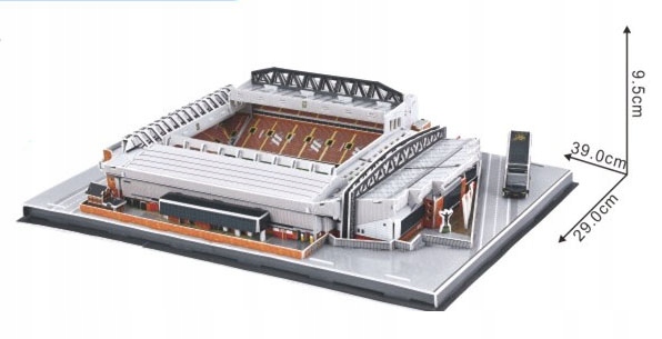 LIVERPOOL FC STADION ANFIELD STADIUM PUZZLE 3D Marka Clever & Happy