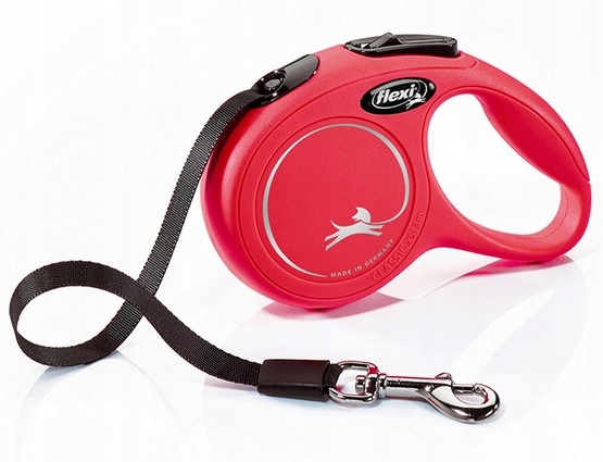 Levně Flexi New Classic Vodítko páska Xs 3m červená [FL-3105]