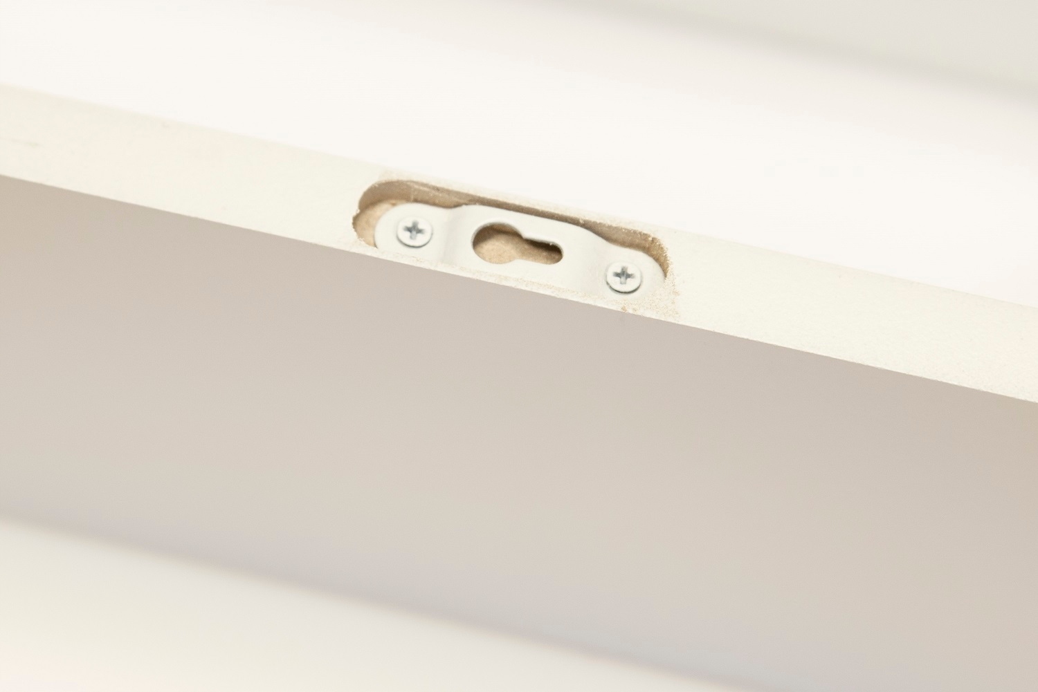 Półki modułowe wiszące ścienne - FOS BIAŁE Szerokość mebla 40 cm