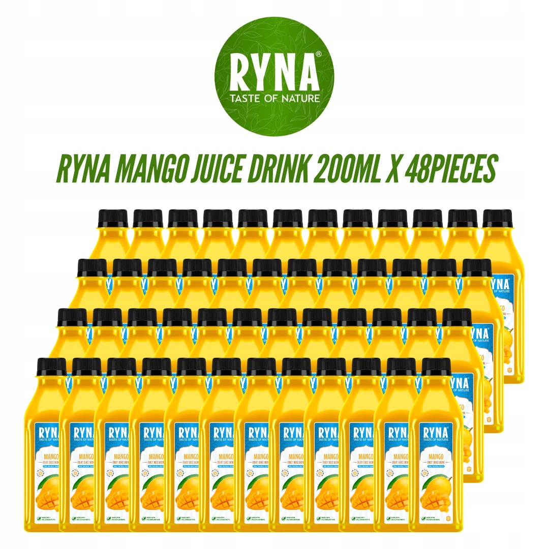 Levně Ryna Mangový Džus 200 ML X 48 Kusů