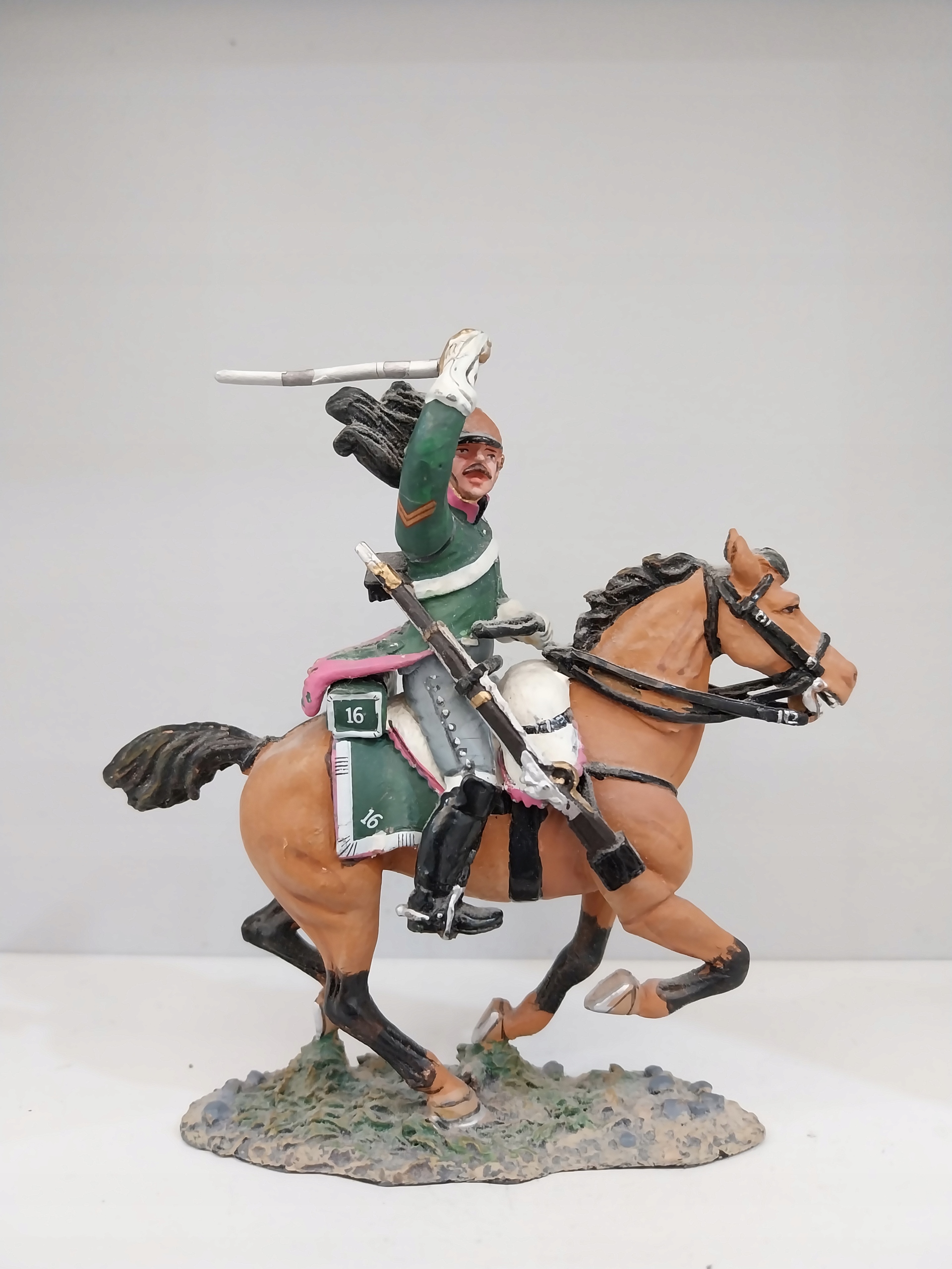 Trooper French 16th Dragoons 1814 Del Prado 1/30 SNC073