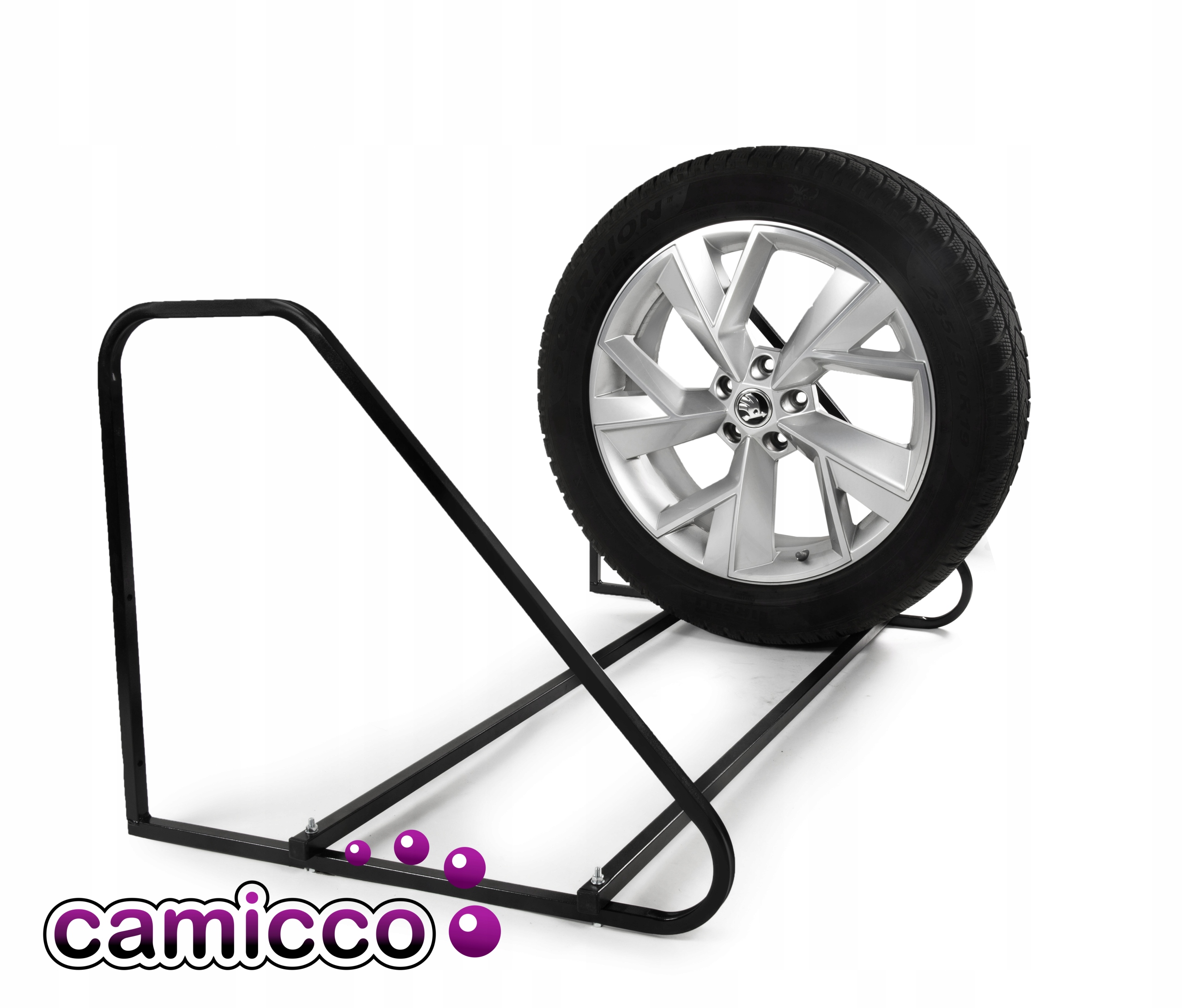 WIESZAK NA OPONY KOLA STOJAK 4x250 FELGI regal Producent code CAM613