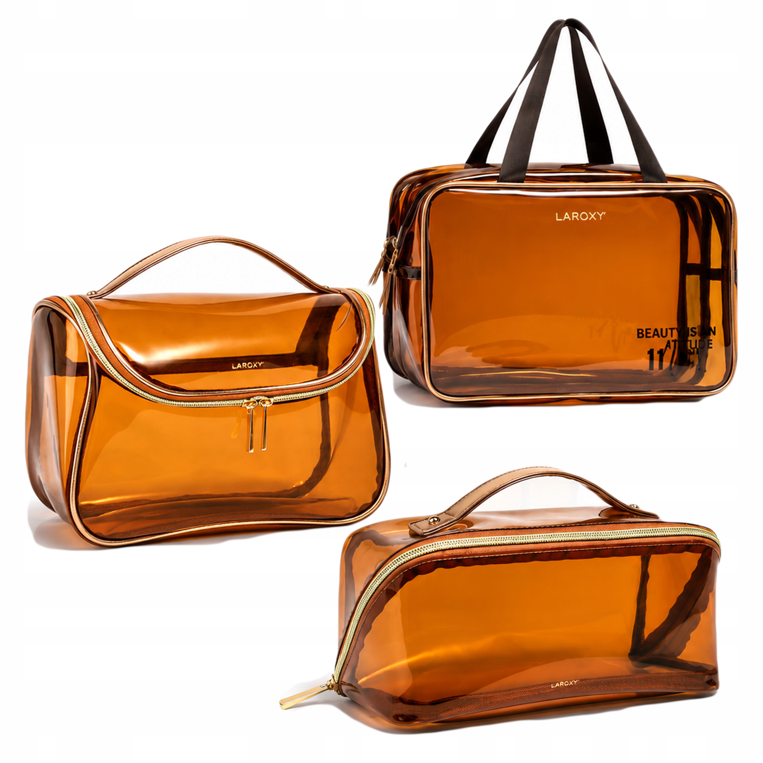 Kosmetyczka podróżna zestaw X3 kuferek organizer torba na kosmetyki duża xl