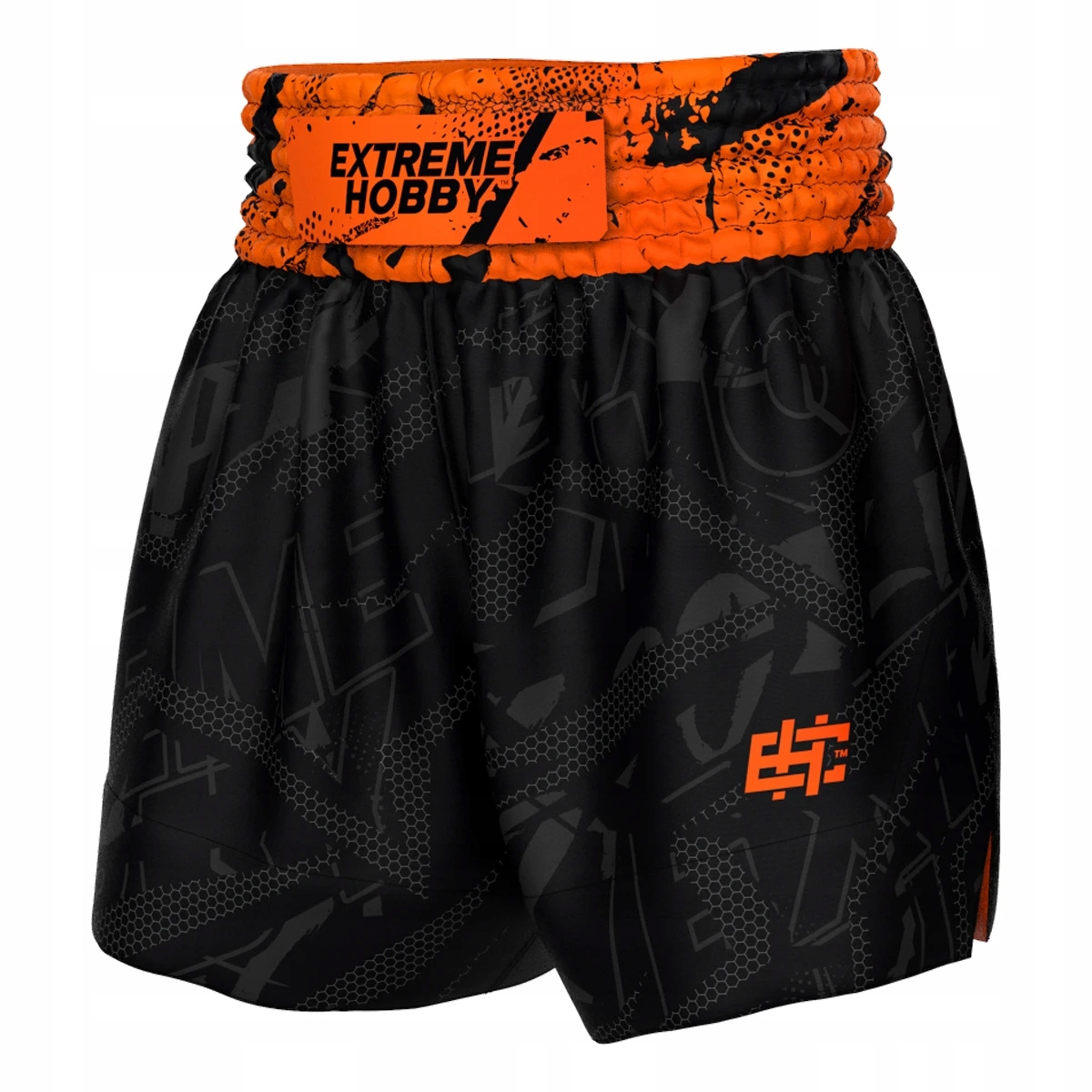 Extreme Hobby Kraťasy Muay Thai Neo Orange L