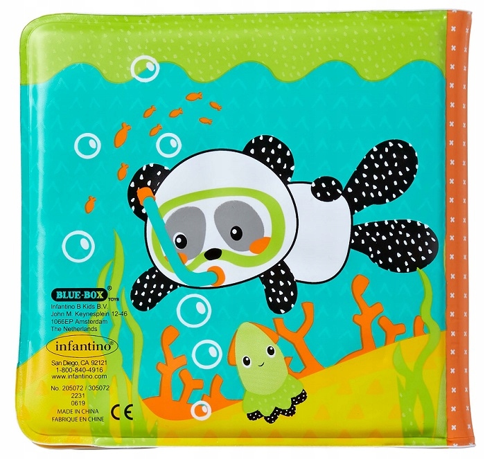 Infantino Miękka książeczka do kąpieli 305085 Wiek dziecka 0 +