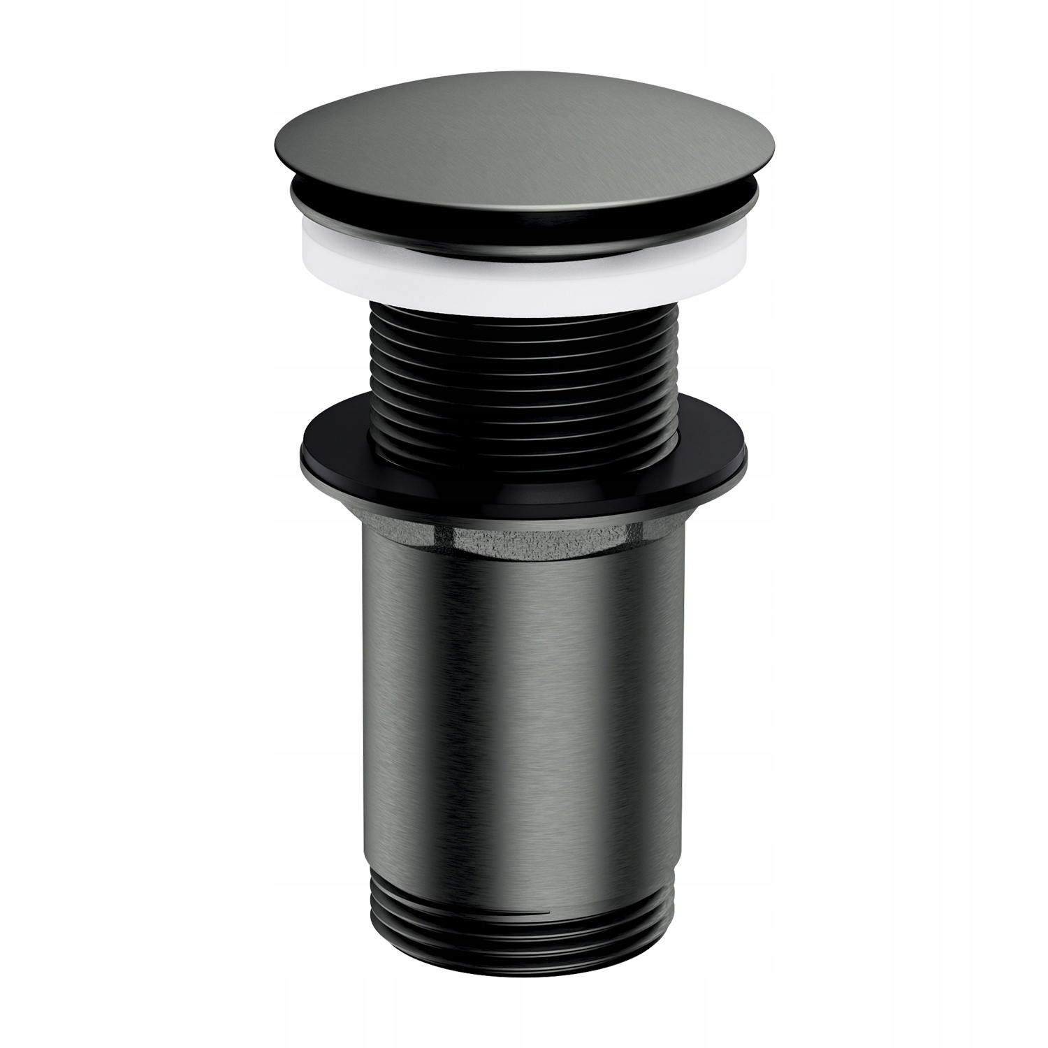 Zátka klik-klak pro umyvadlo bez přepadu Omnires Grafit A716GR