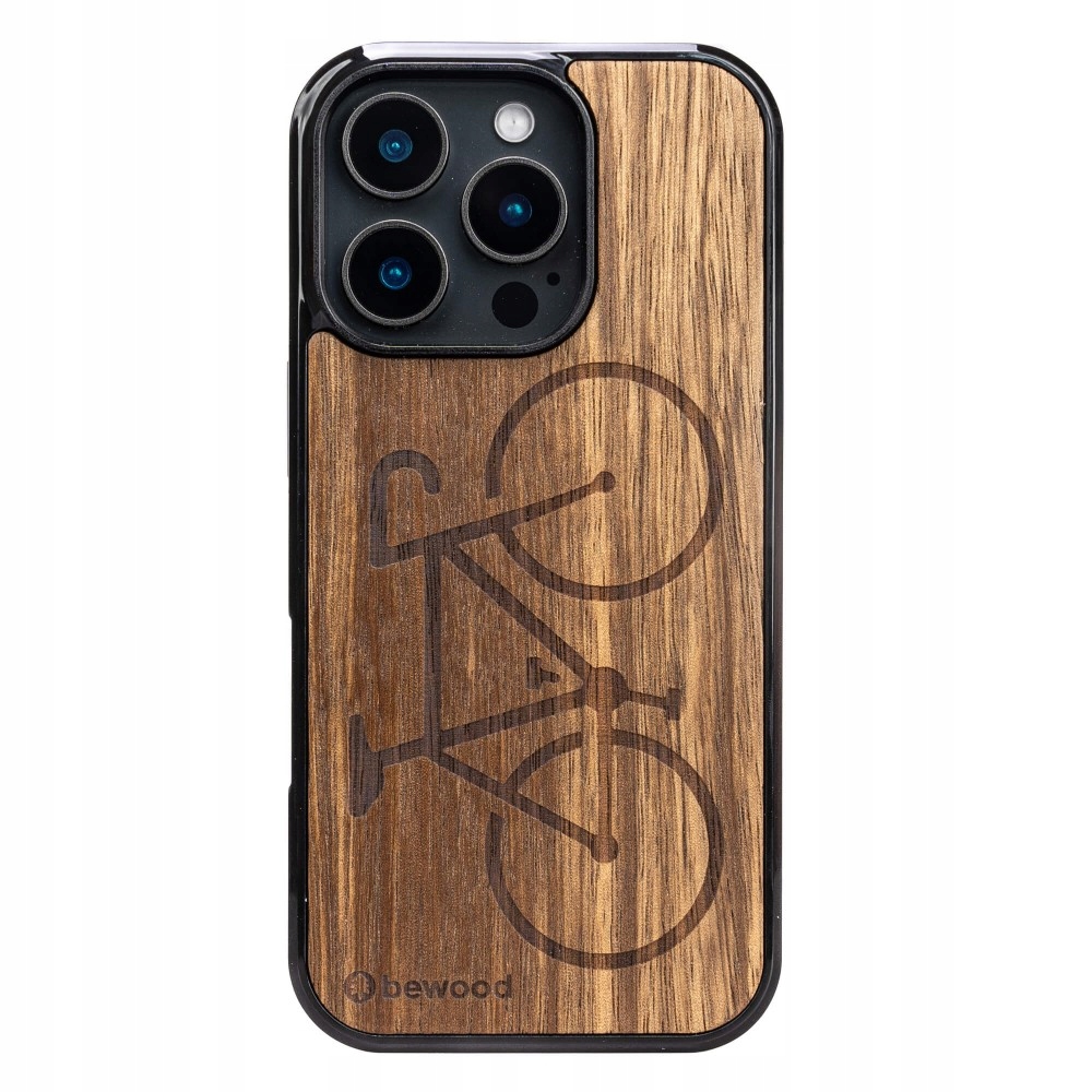 Dřevěné Pouzdro Bewood pro iPhone 16 Pro Cyklistika Limba