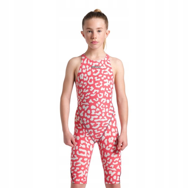 Startovací oblek Arena Powerskin St Next Junior Leopard Skin 26(140 Cm) 10-11y