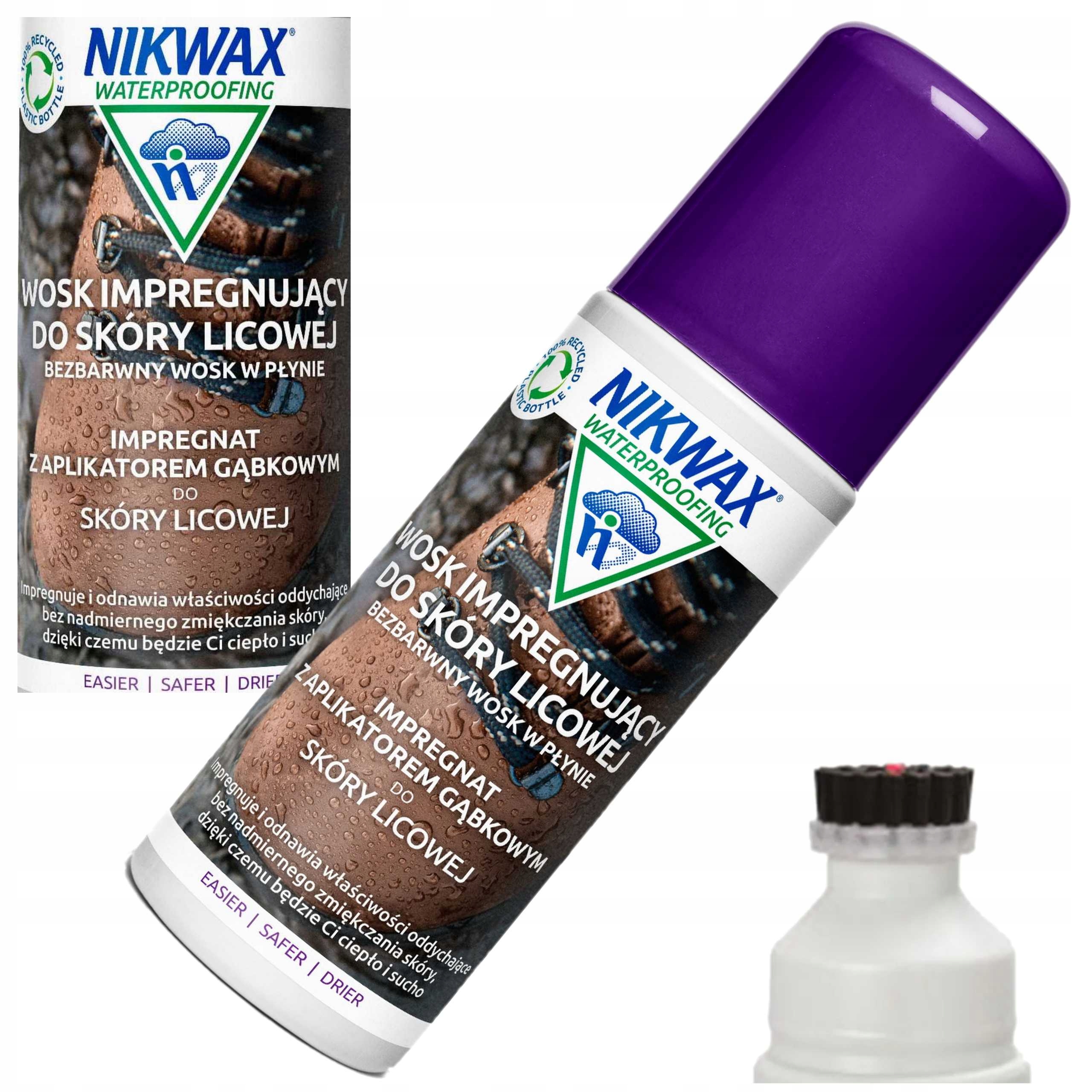Nikwax Wosk Impregnujący Do Skóry Licowej Impregnat Skóry Bezbarwny 125ml