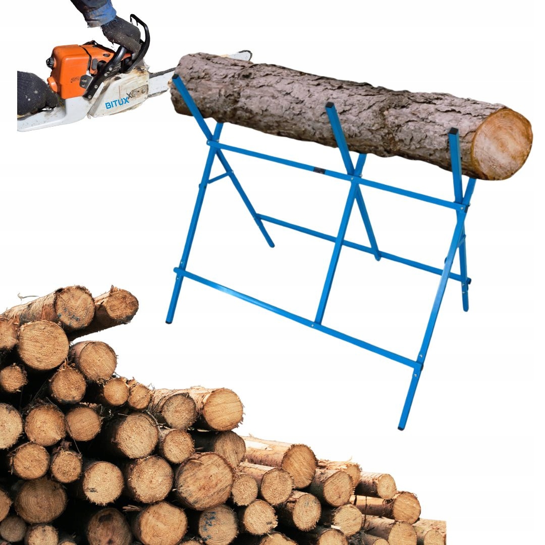 Kovový stojan na strom pro řezání Kozlík na dřevo BituXX