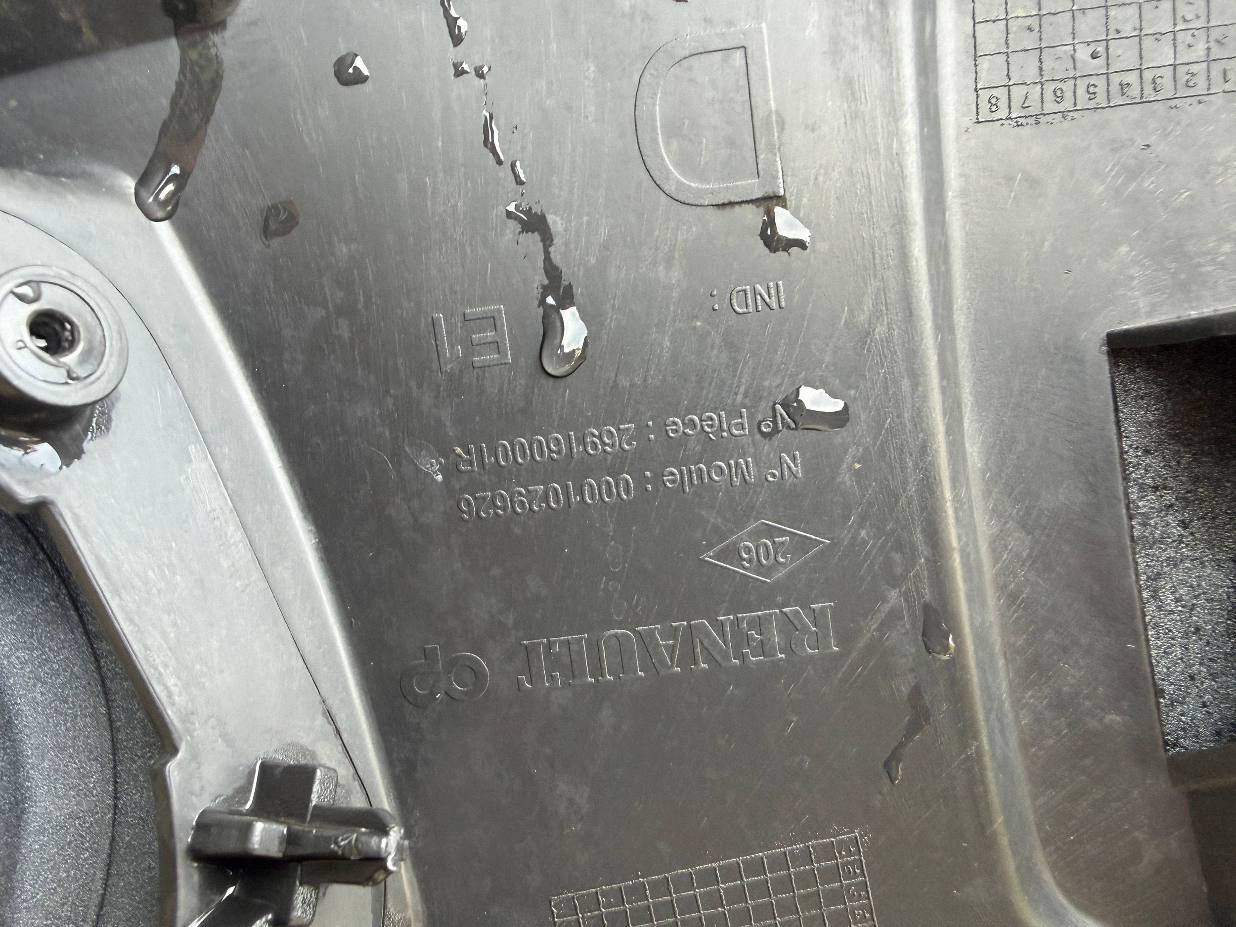 Renault Megane 3 III 08- bumper front front