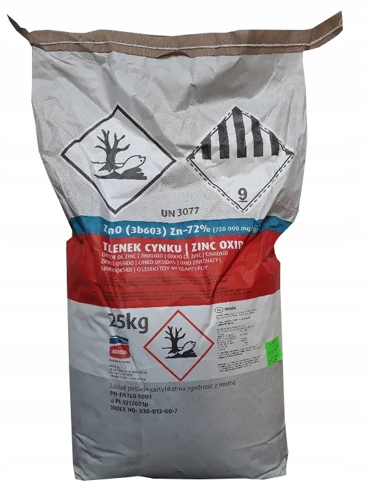 Tlenek cynku 72% 25 kg