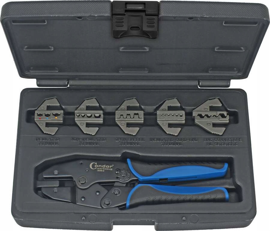 Svorka pro konektory s vyměnitelnými hlavami