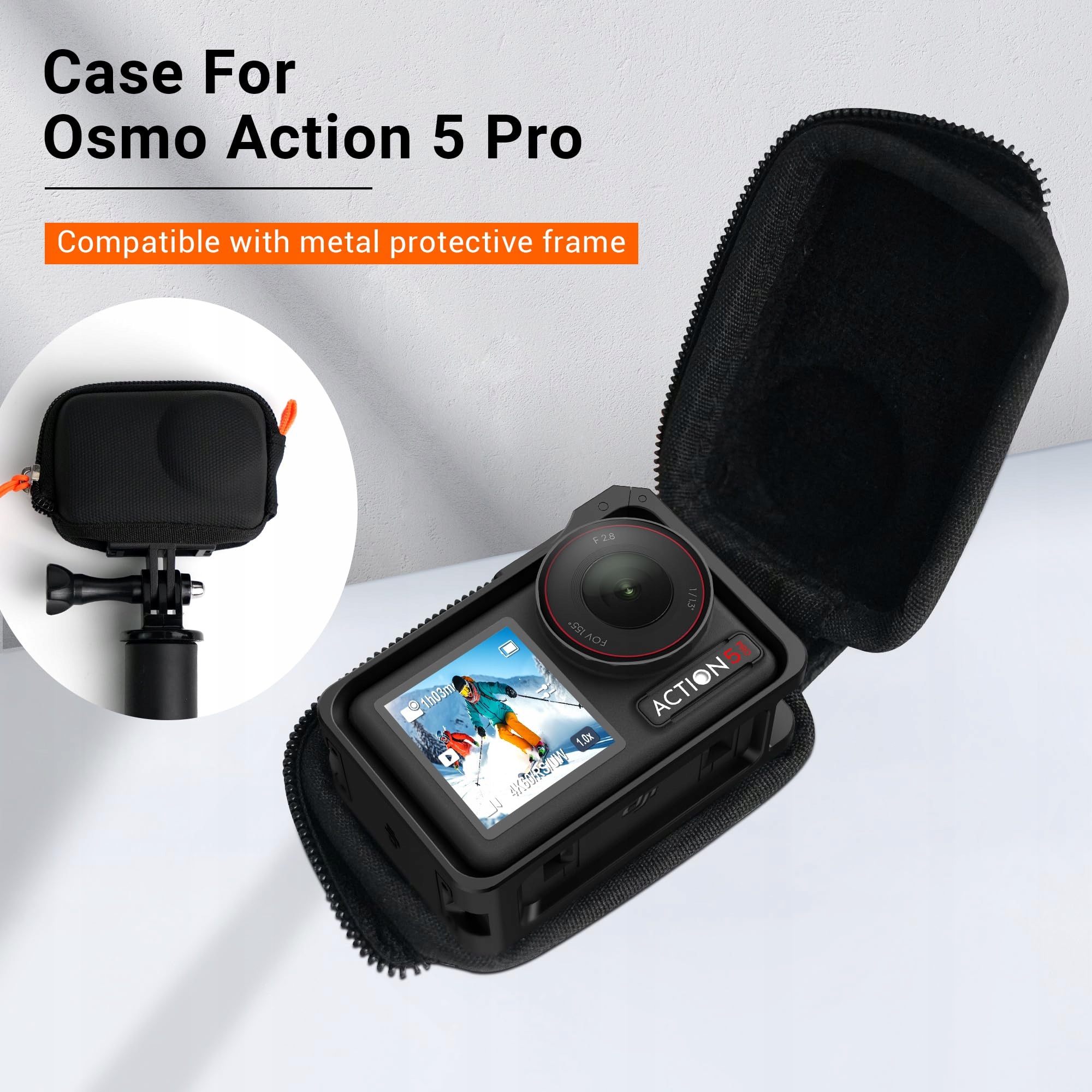 CYNOVA Zestaw Etui Osmo Action 5 Pro Do DJI Osmo Action 5 Ochrona — miniatura 2
