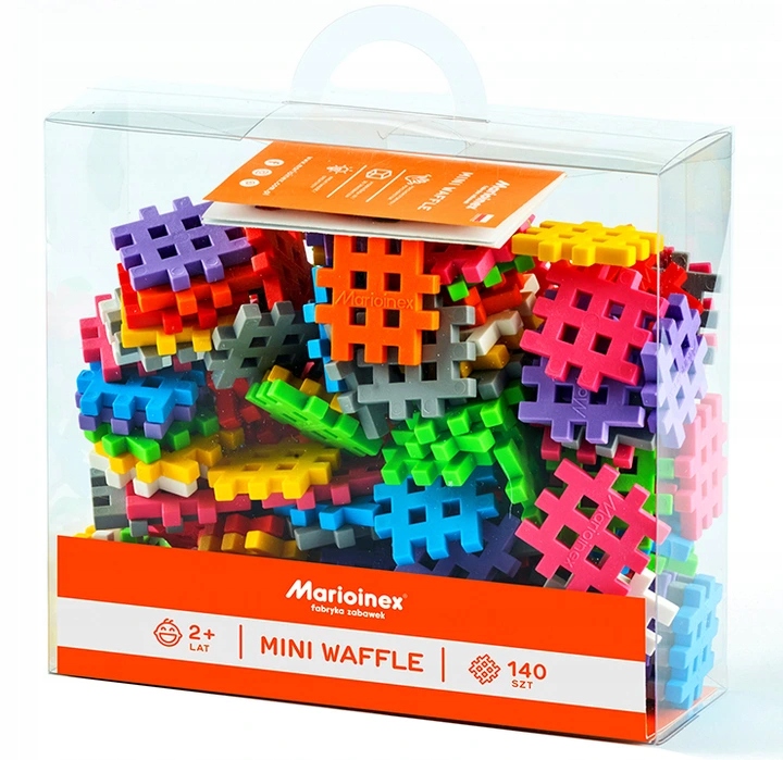 

Klocki Mini Waffle Wafle Marioinex 140 elementów