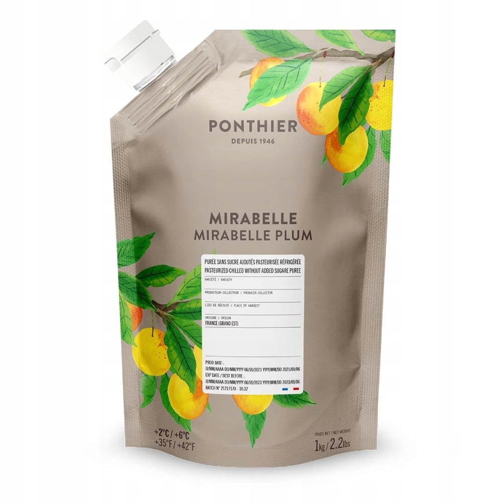 Pyré mirabelkové chlazené 1 kg Ponthier