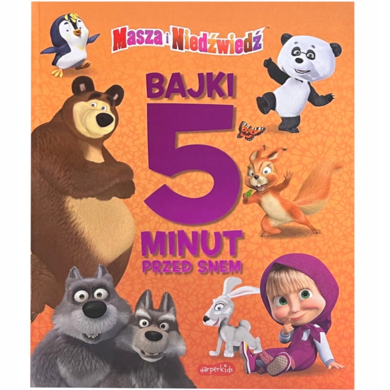 Harperkids Masza I Niedźwiedź 5 Minut Przed Snem Dla Dzieci Książeczka 3+-Zdjęcie-0