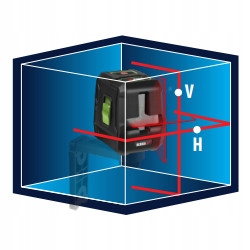 LASER KRZYŻOWY CZERWONY Rodzaj krzyżowy