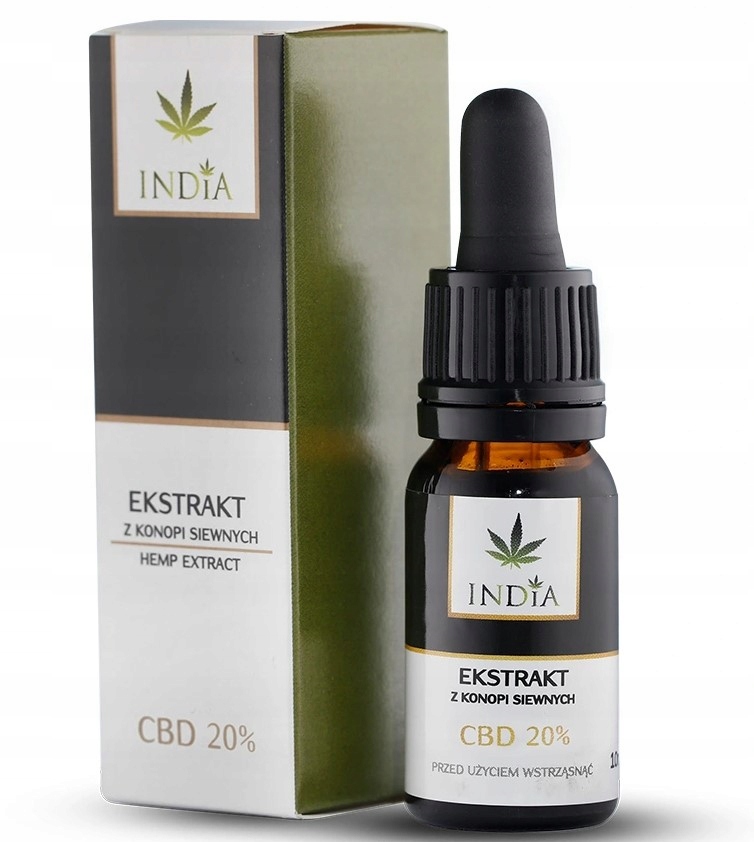 

India Ekstrakt Olej Olejek konopny z Cbd 20% 10ml