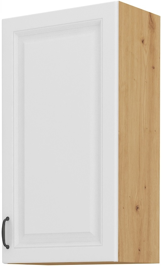 Kuchyňská skříňka závěsná horní 45 cm vysoká. Domyk. Bílá Dub Artisan.