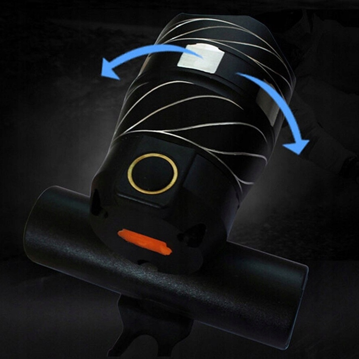 LAMPKA LATARKA LED USB ROWEROWA MOCNA WODOODPORNA 1500LM XML-T6 CREE Marka Korbi