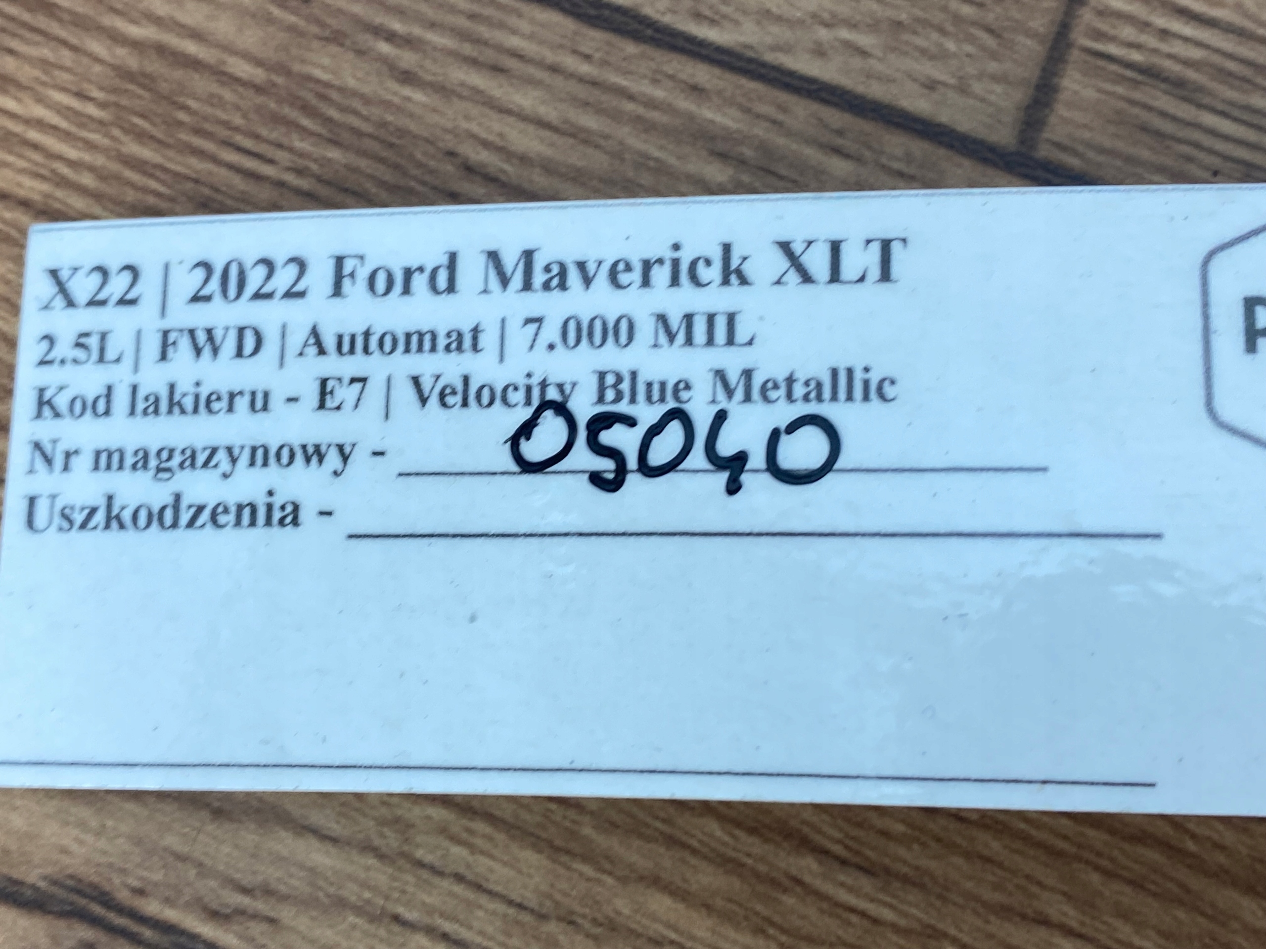 Centralne gniazdko adapter Ford F150 2021+ USA