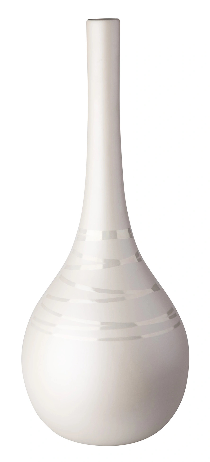 Váza Lustral (18x45cm), smetanová