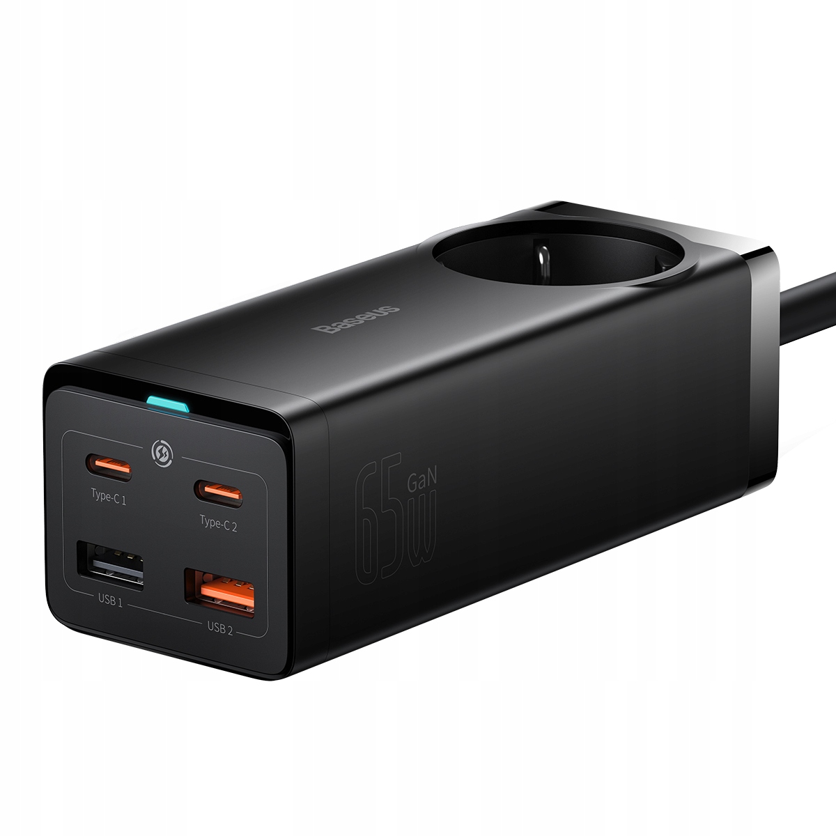 BASEUS ŁADOWARKA LISTWA ZASILAJĄCA ZASILACZ AC 230V 4x USB USB-C PD 65W Kod producenta ws