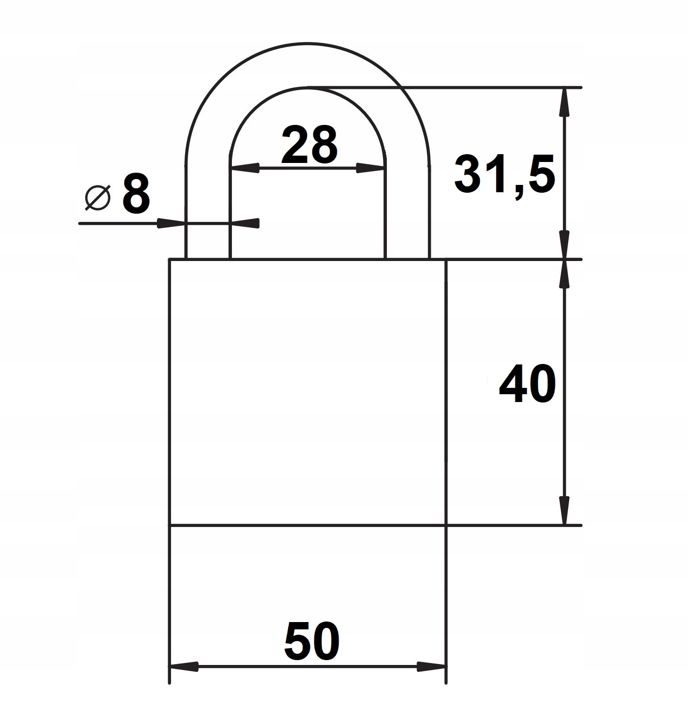 8x kłódka KZ50 Lob Ares system jednego klucza Marka LOB