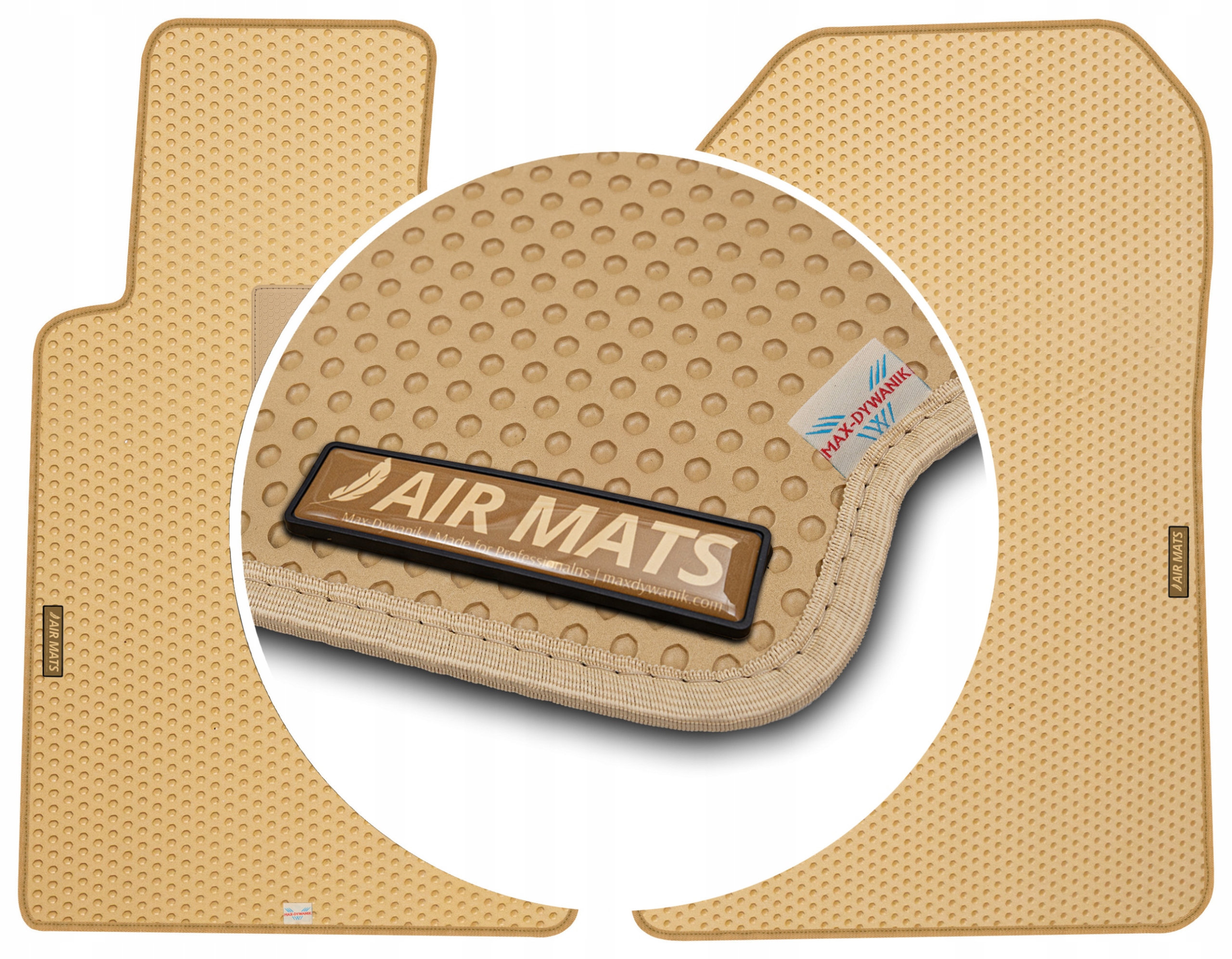 Mercedes Sl IV R129 1989-2001 Béžové gumové koberce Eva Air Mats