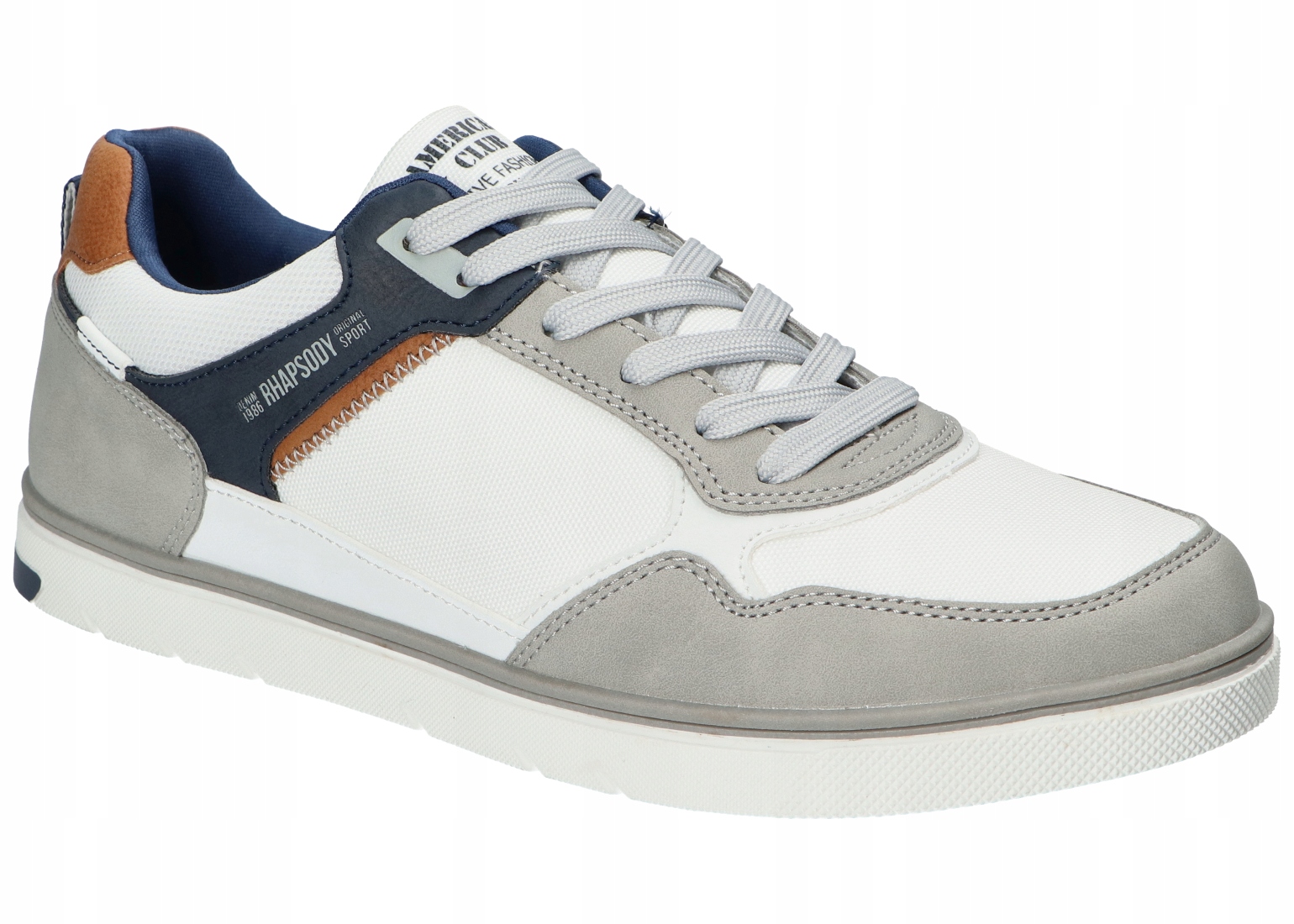 American Club RH171 Adidasy Tenisky Polobotky Pánské Boty Bílé 43