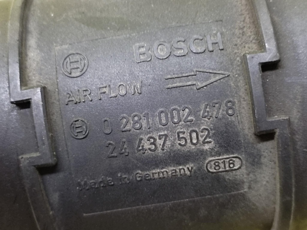 OPEL ZAFIRA A 2.0 DTI flow meter 0281002478