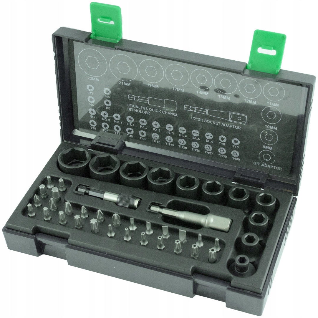 Zestaw bitów i nasadek udarowych 41 części HiKOKI