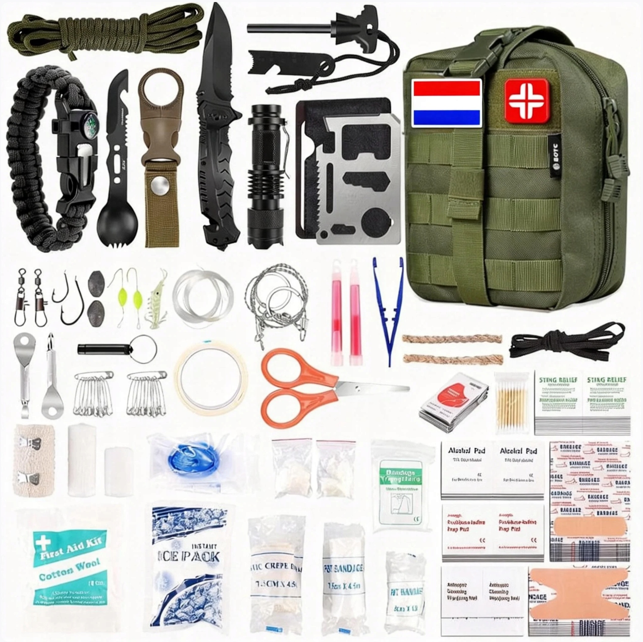 Zestaw do Przetrwania – Taktyczny Plecak Survivalowy 216w1