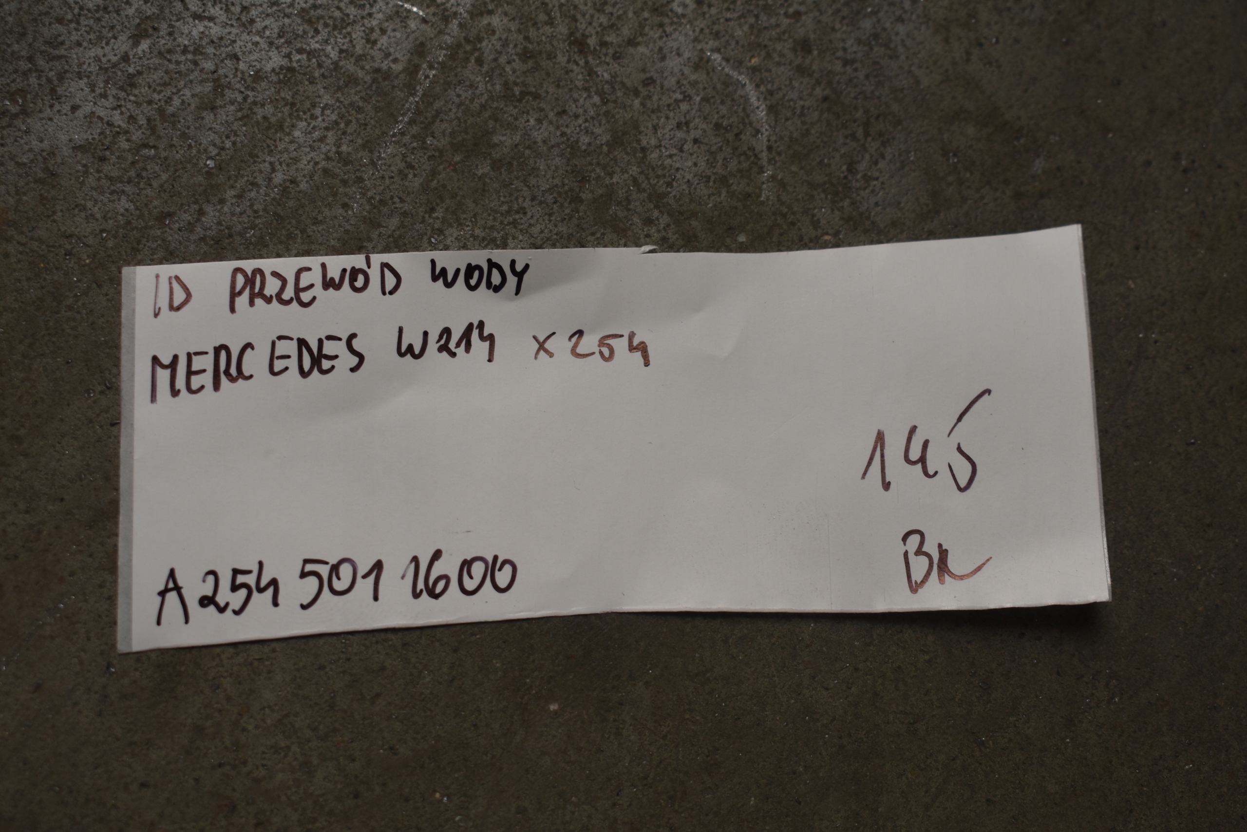 IDEALNY prijenos vode MERCEDES W214 X254 1