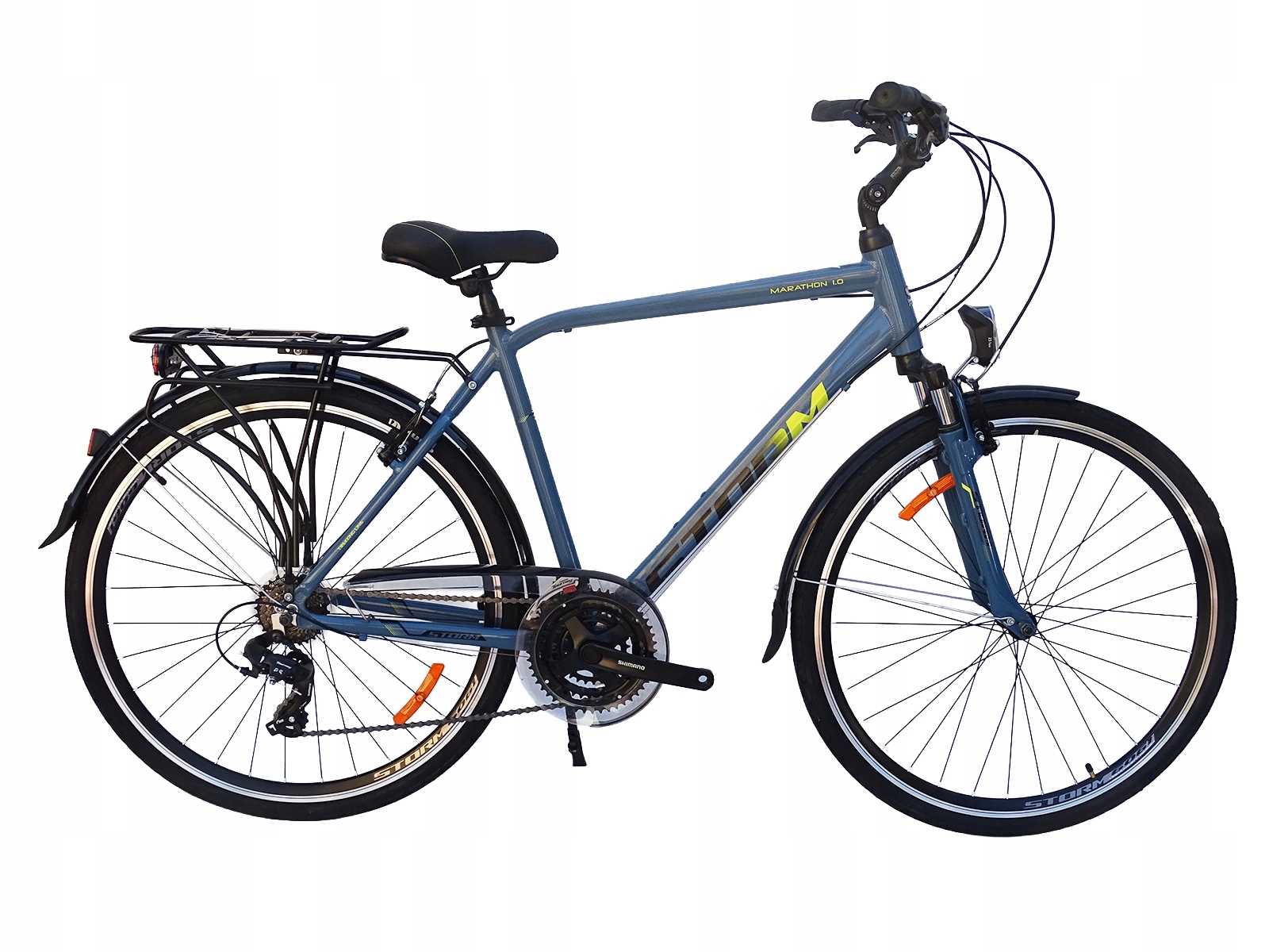 Rower Trekingowy 28 Męski Storm Marathon 1.0 Rama 21'' Popielaty