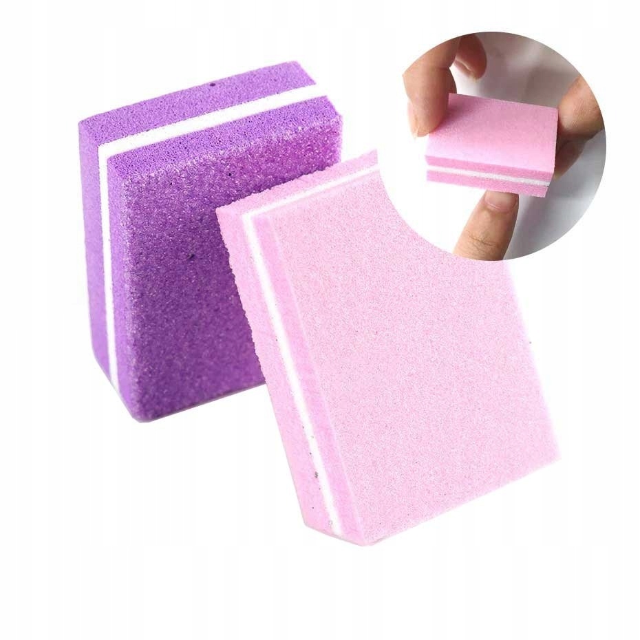 

2 szt. polerka na piance kostka 100/180 kolor