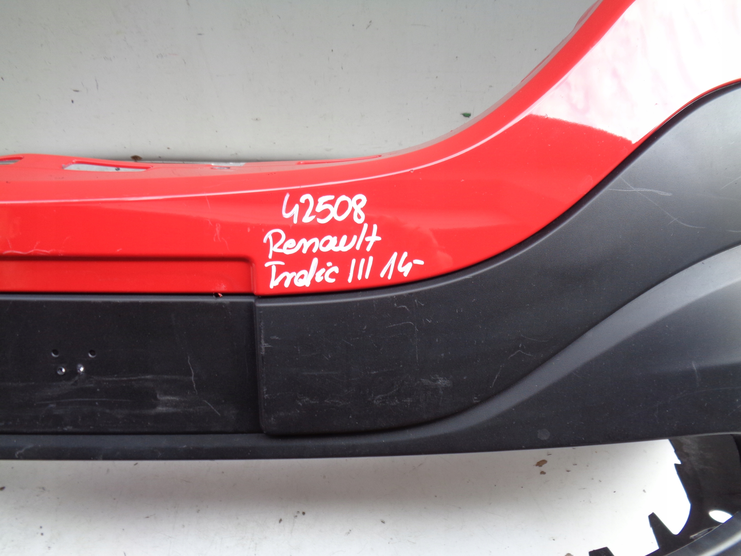 front bumper RENAULT TRAFIC III 14- NR 42508