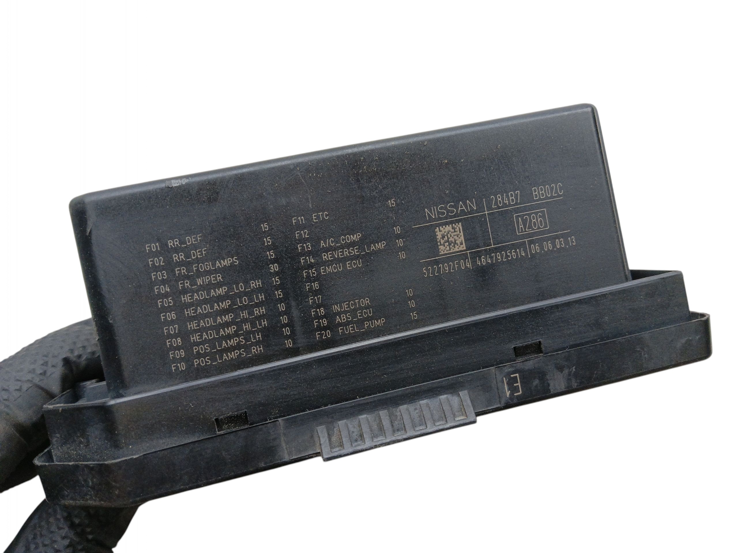 Module fusibles Module BSI NISSAN QASHQAI+2 J10 284B7-BB02C