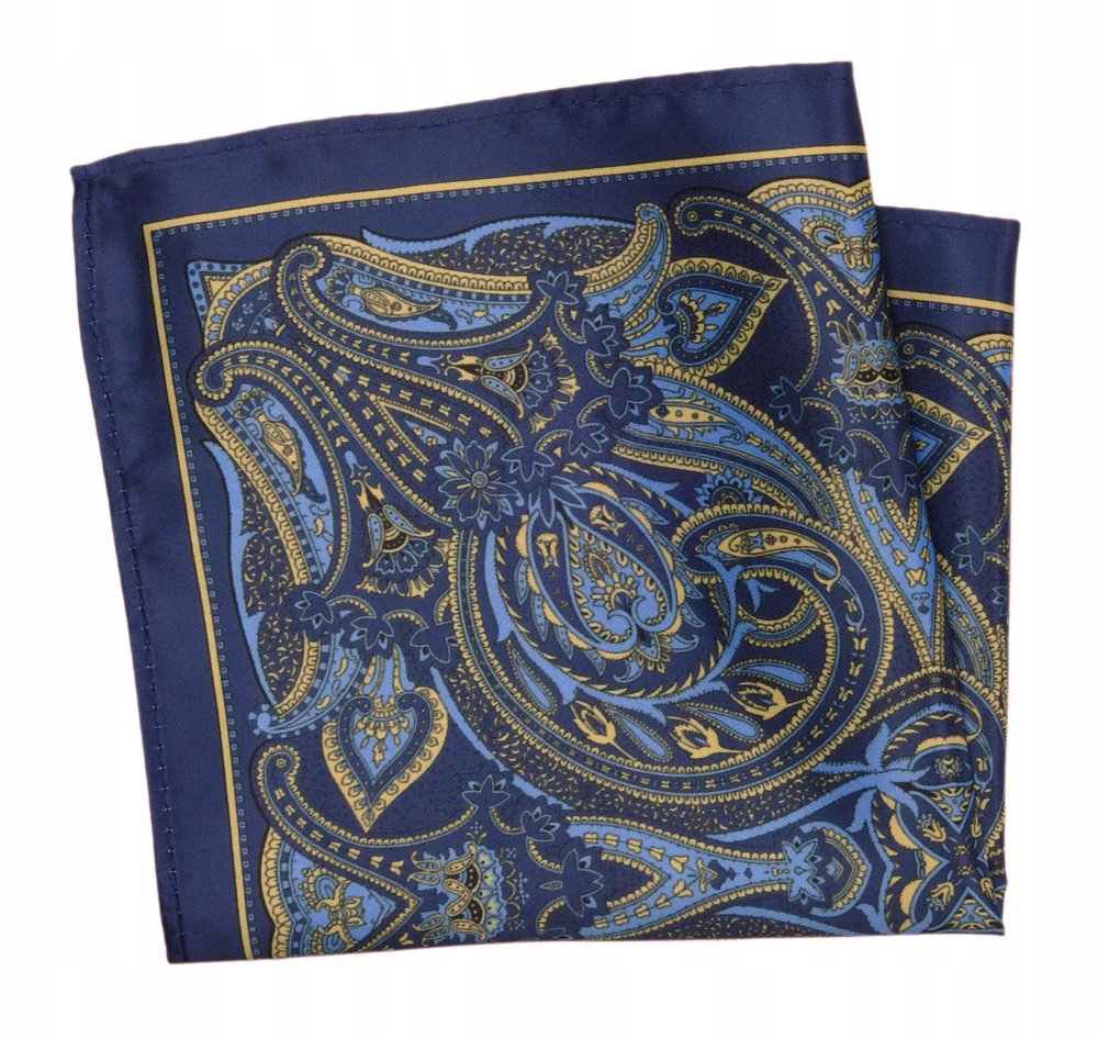 

Elegancka Męska Poszetka Wzór Paisley Łezki Alties