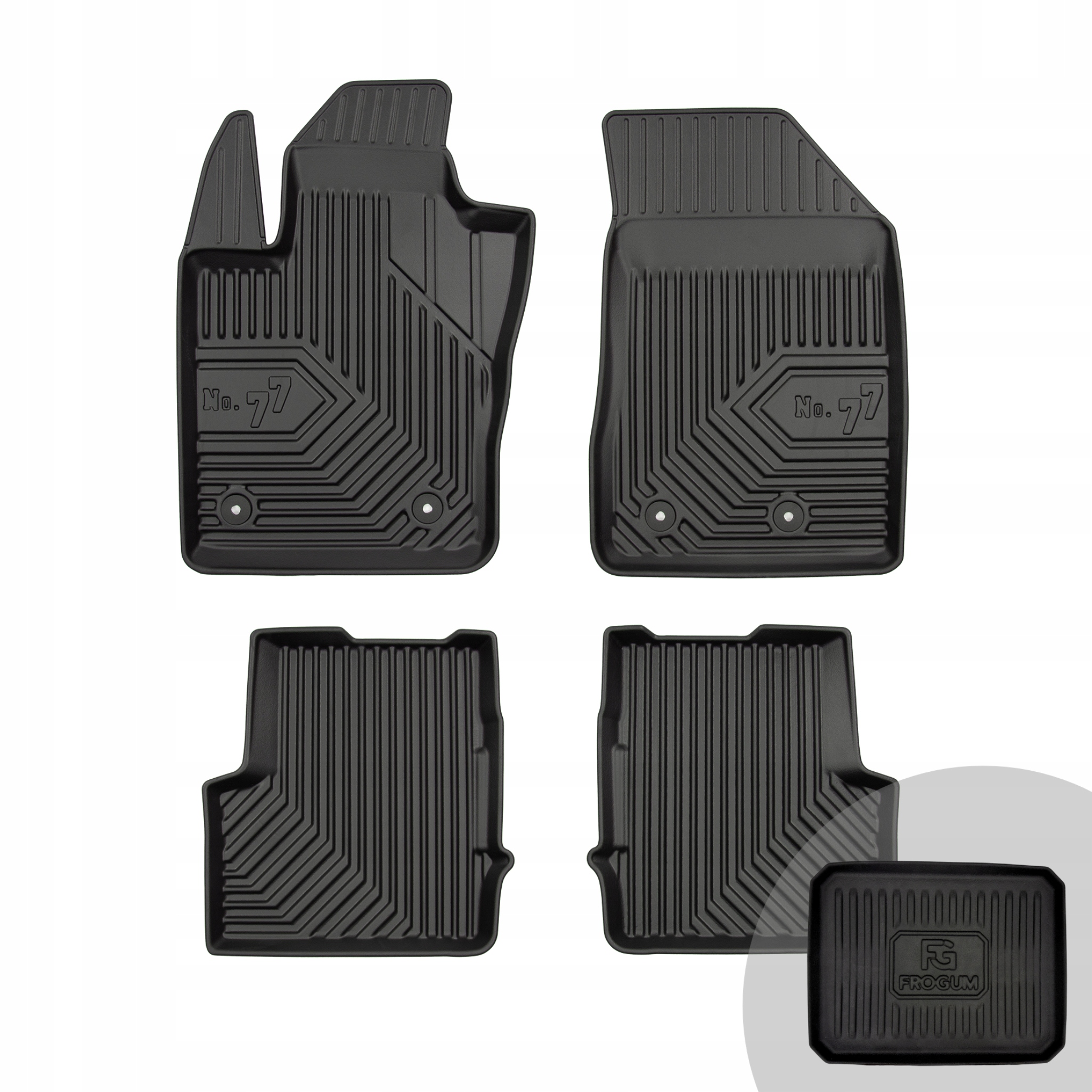 Frogum Koberce do auta pro Fiat 500X, pro Jeep Renegade