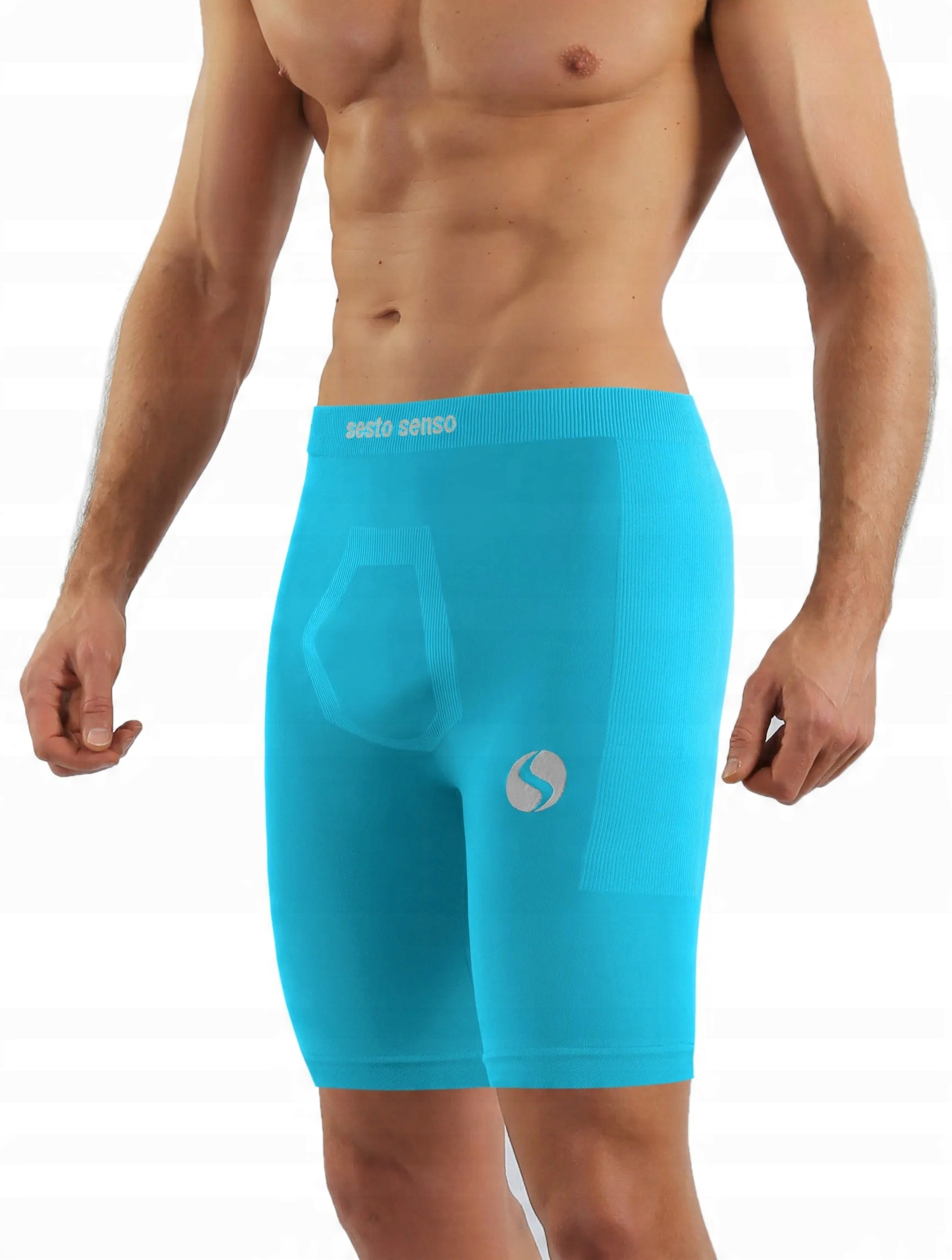 Sesto Senso Spodenki męskie Thermo Active CL41 krótkie niebieskie XXL/3XL