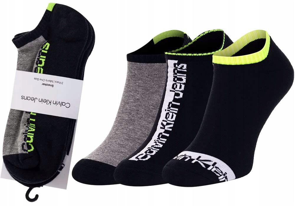 

Calvin Klein Stopki Męskie 3 Pary Black r. 40-46