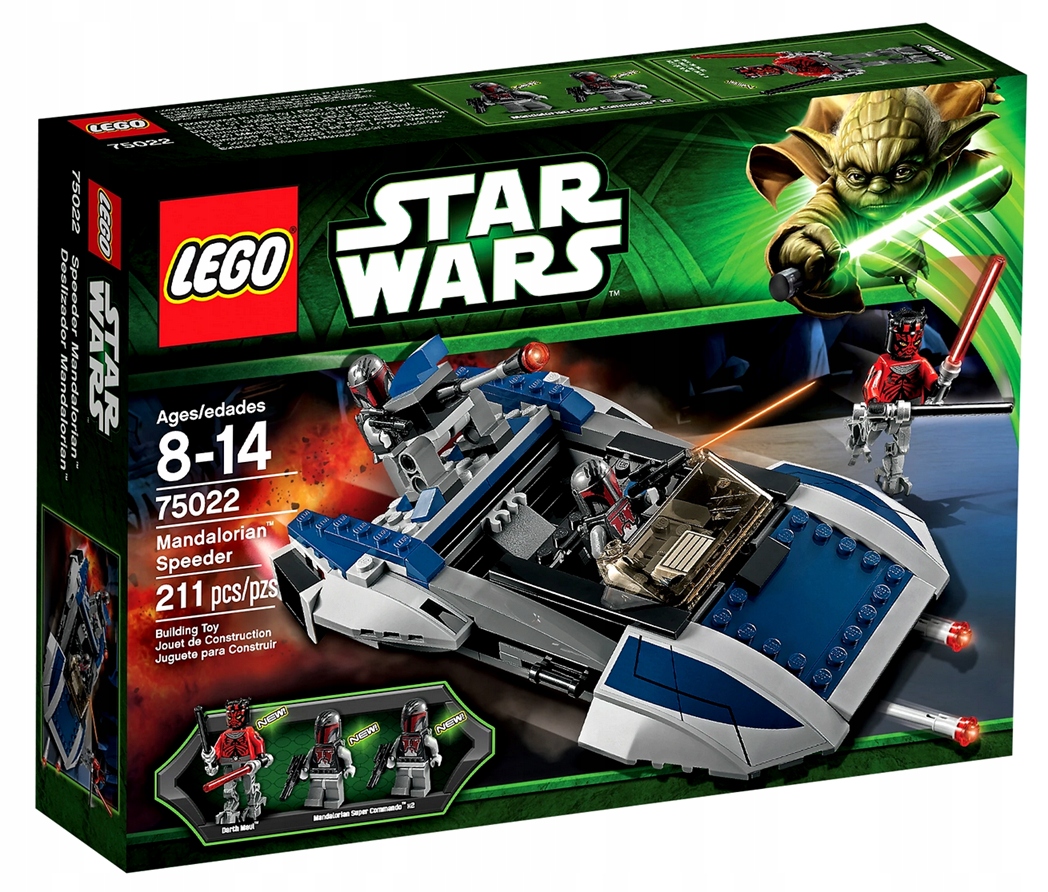 Lego Star Wars 75022 Mandalorian Speeder Nové