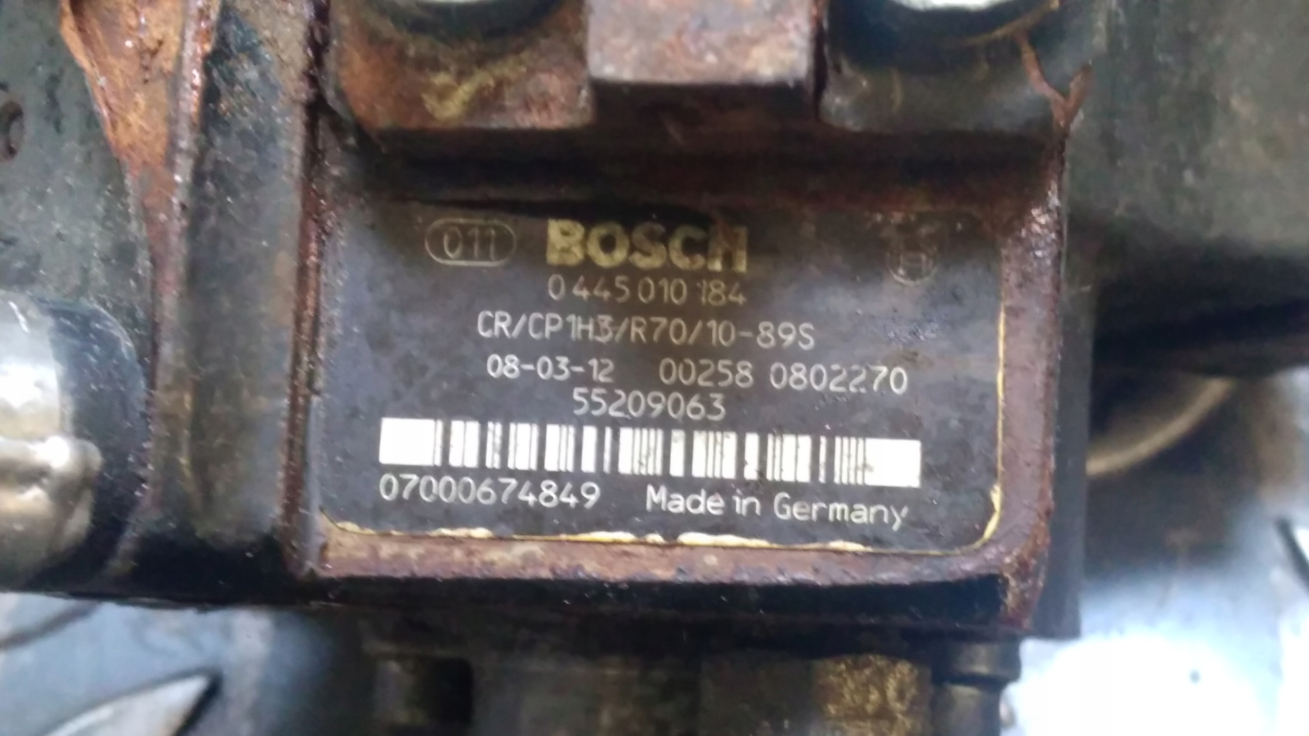 Einspritzpumpe OPEL VECTRA C