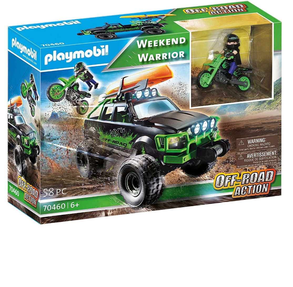 

Playmobil 70460 Jeep Motor Cross Terenowy Warrior