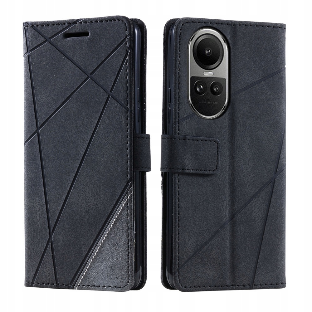 Etui Wallet Flip do Oppo Reno 10 / 10 Pro 5G - 3 kolory Kolor wielokolorowy