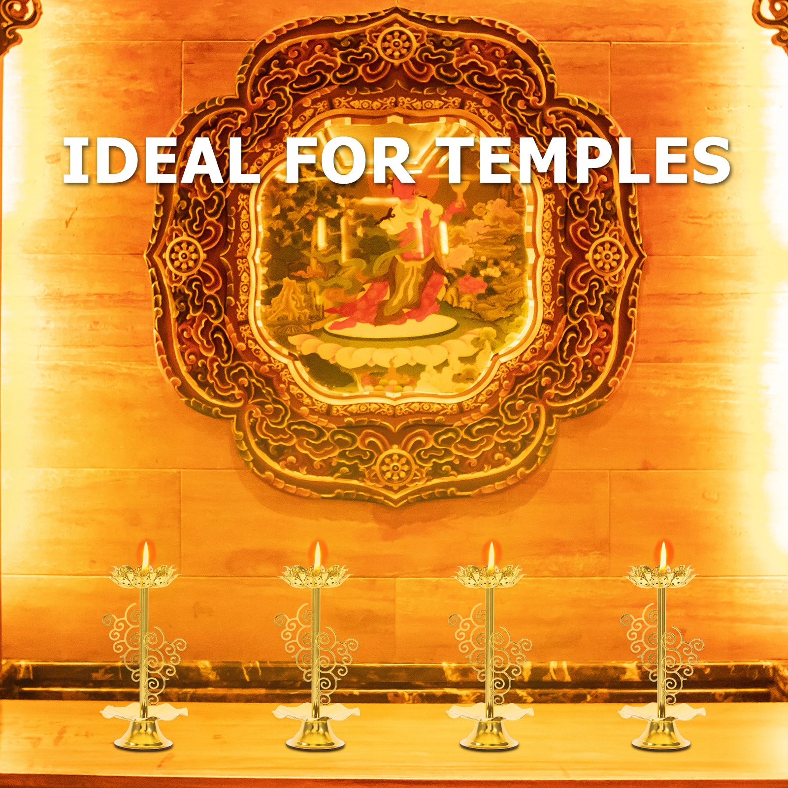 PODSTAWKA NA ŚWIECZKI LOTUS WINDPROOF TRWAŁY I STYLOWY STOJAK | ALLEGRO EAN (GTIN) 4894931015617