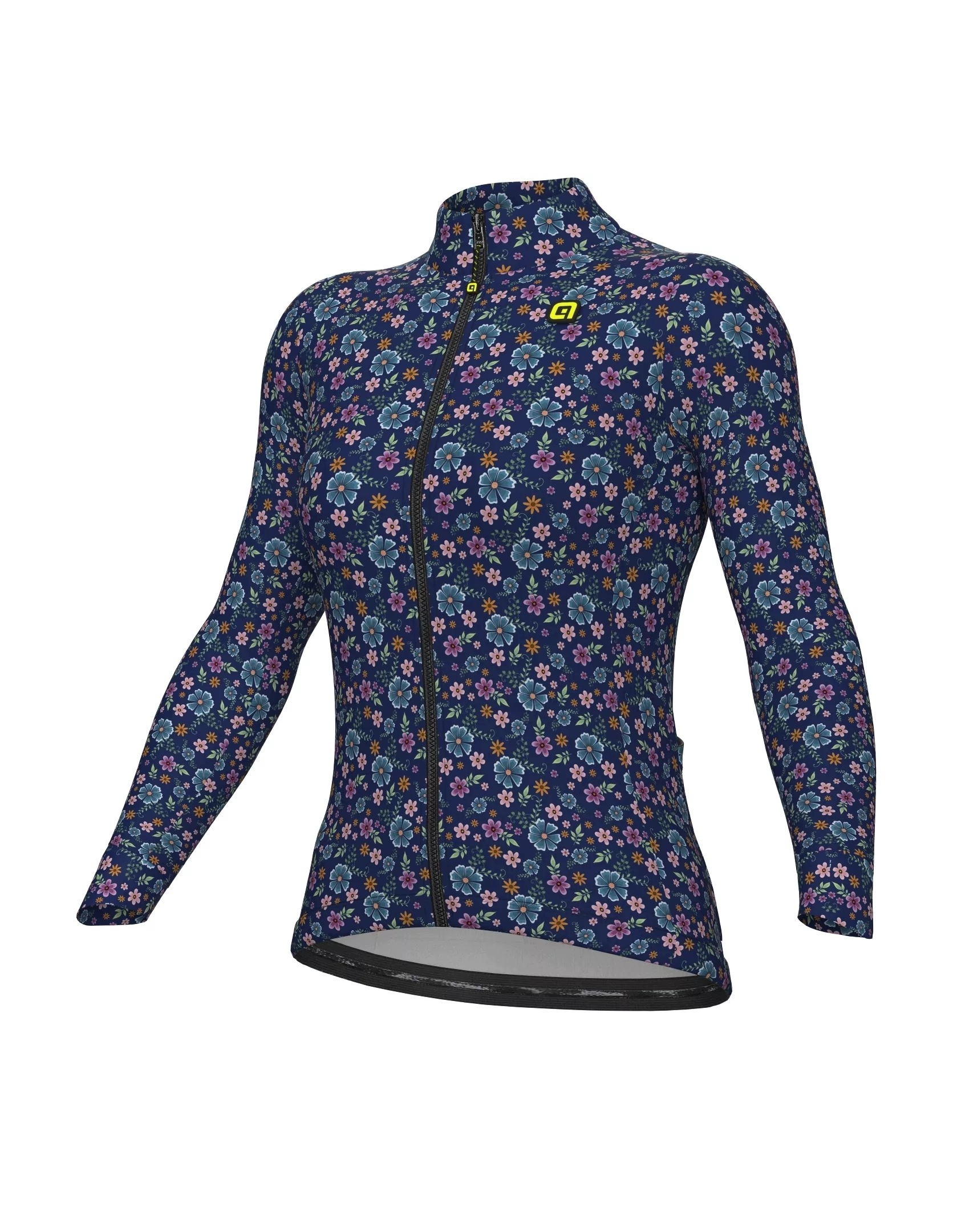 Mikina Alé Cycling Solid Flowery modrý XL